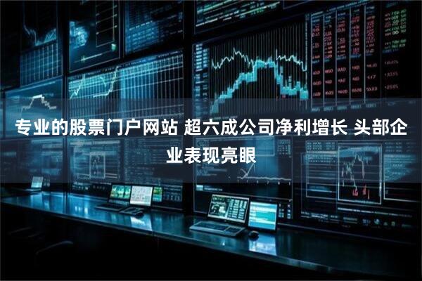 专业的股票门户网站 超六成公司净利增长 头部企业表现亮眼